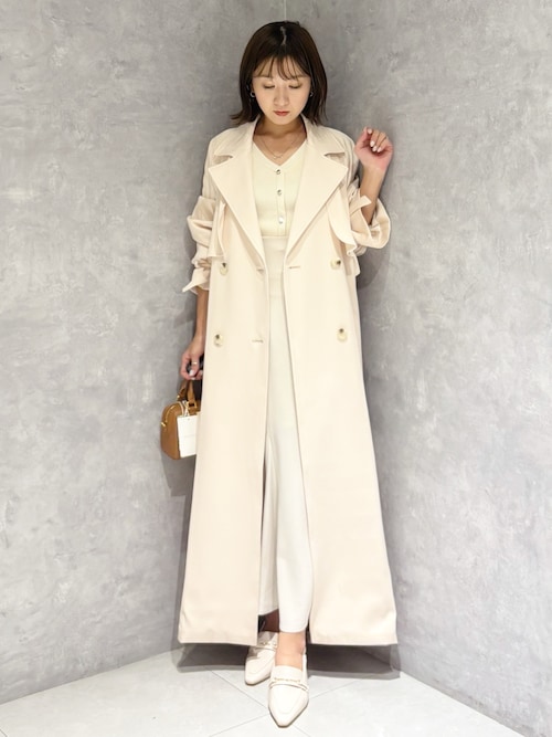 バックチュールトレンチコート（トレンチコート）｜MERCURYDUO