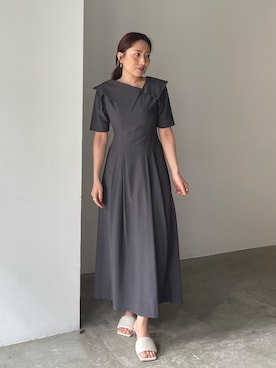 「LAGUNAMOON（ラグナムーン）のアイテム（ピアス（両耳用））」を使った、MISAKI KUBOさん（レディース・157cm）の春コーディネート