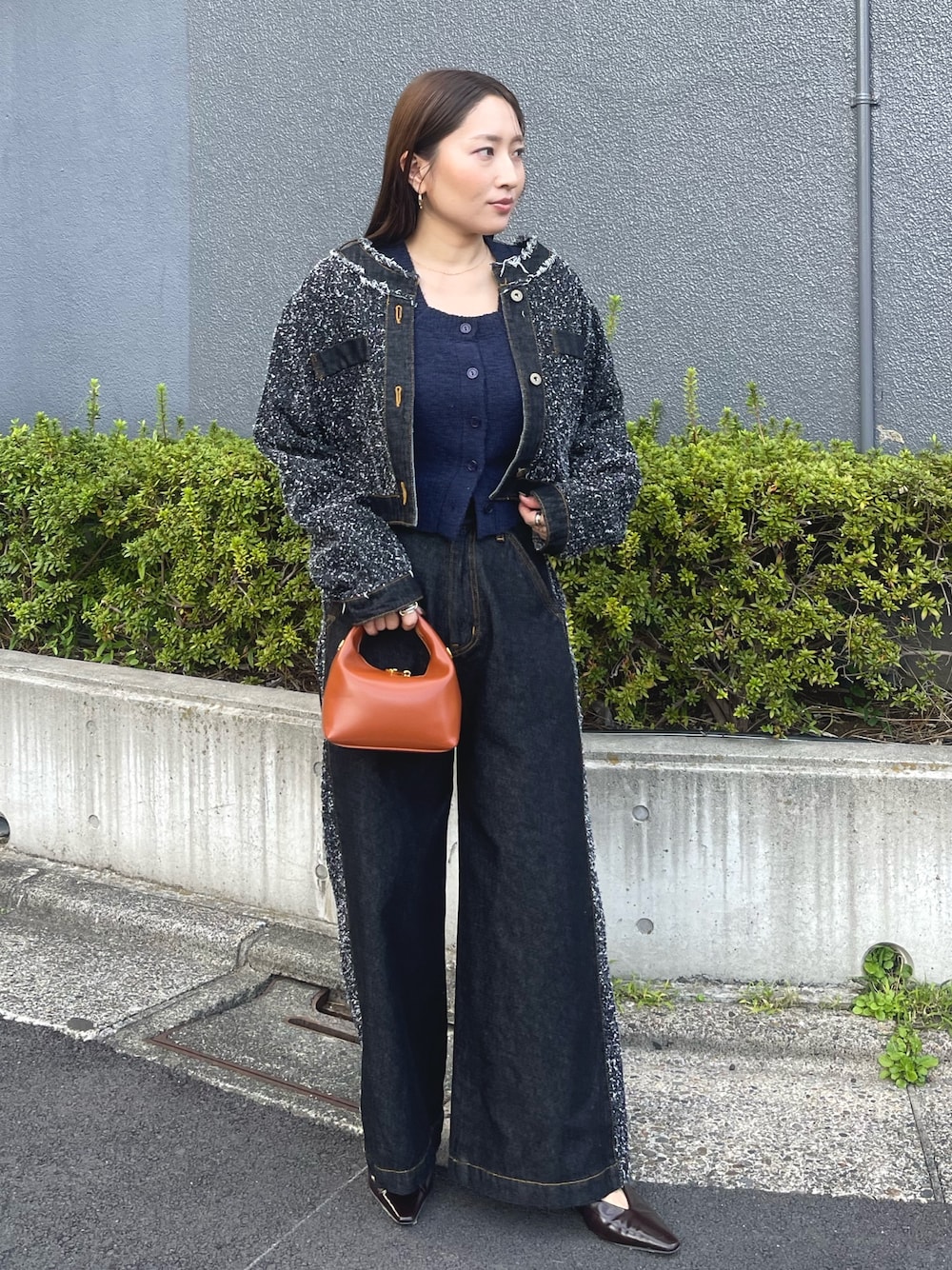POLO BCSコラボ】ブークレヤーンハーフスリーブコンパクトニット