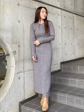 MISAKI KUBOさん（レディース・157cm）の秋コーディネート