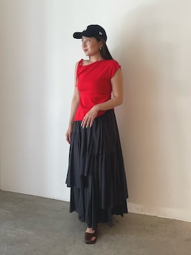 MISAKI KUBOさん（レディース・157cm）の夏コーディネート