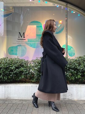 「LAGUNAMOON」｜MISAKI KUBOさん（レディース・157cm）の冬コーディネート