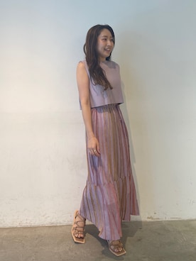 「LAGUNAMOON」｜MISAKI KUBOさん（レディース・157cm）の春コーディネート