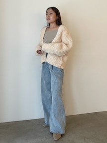 WEB限定】ループヤーンセッケツニットブルゾン｜ラグナムーン