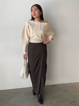 MISAKI KUBOさん（レディース・157cm）の秋コーディネート