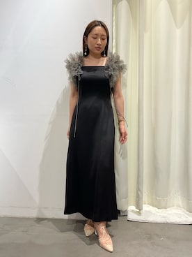 「LAGUNAMOON（ラグナムーン）のアイテム」を使った、MISAKI KUBOさん（レディース・157cm）の夏コーディネート