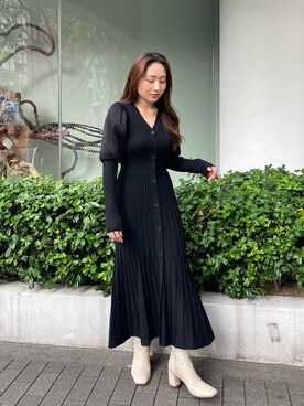 MISAKI KUBOさん（レディース・157cm）の秋コーディネート