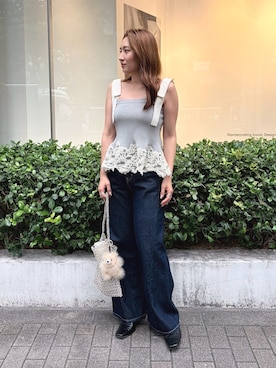 MISAKI KUBOさん(レディース・157cm)の夏コーディネート