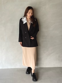 レースデタッチドカラージャケット｜ラグナムーン（LAGUNAMOON）公式