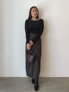 MISAKI KUBOさん（レディース・157cm）の秋コーディネート