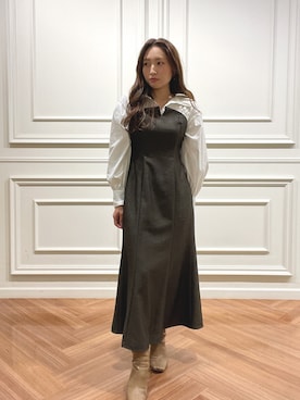 MISAKI KUBOさん（レディース・157cm）の秋コーディネート