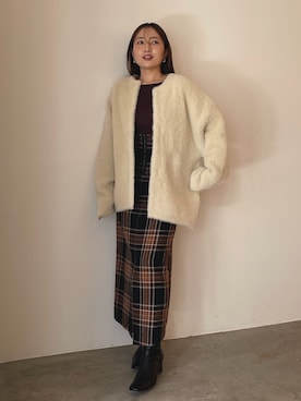 MISAKI KUBOさん（レディース・157cm）の秋コーディネート