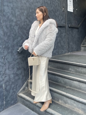 MISAKI KUBOさん（レディース・157cm）の冬コーディネート