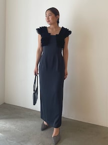 LADYミックステクスチャーボレロキャミワンピース｜ラグナムーン