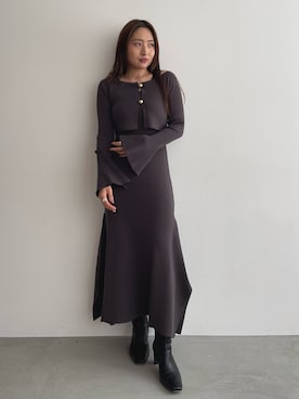 「アイテム（ブーツ）」を使った、MISAKI KUBOさん（レディース・157cm）の夏コーディネート