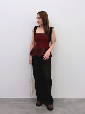 MISAKI KUBOさん(レディース・157cm)の夏コーディネート