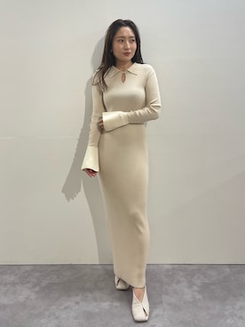 MISAKI KUBOさん（レディース・157cm）の冬コーディネート