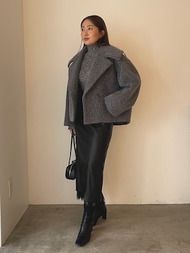 MISAKI KUBOさん（レディース・157cm）の秋コーディネート