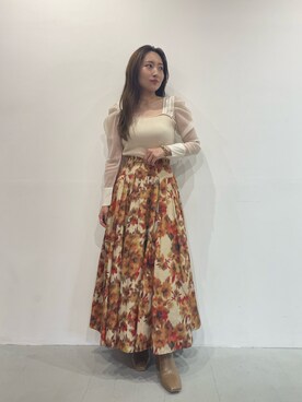 MISAKI KUBOさん(レディース・157cm)の秋コーディネート