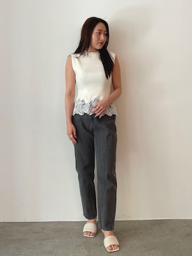 MISAKI KUBOさん（レディース・157cm）の夏コーディネート