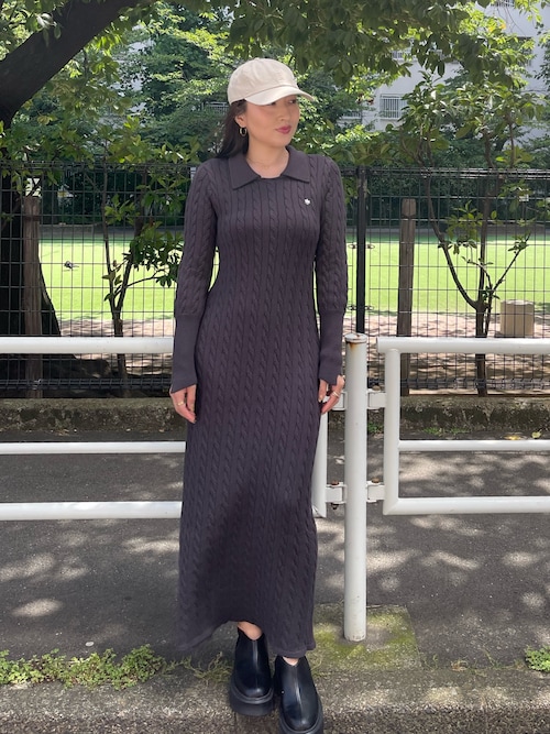 POLO BCS コラボ】ケーブルニットワンピース（ワンピース）｜POLO BCS