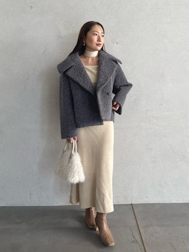 MISAKI KUBOさん（レディース・157cm）の秋コーディネート