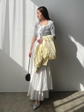 MISAKI KUBOさん（レディース・157cm）の春コーディネート