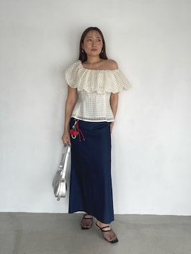 MISAKI KUBOさん(レディース・157cm)の夏コーディネート