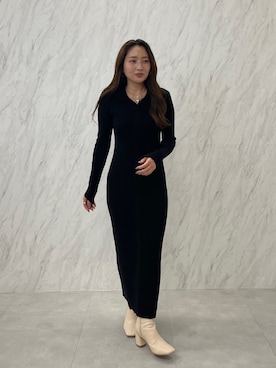 MISAKI KUBOさん（レディース・157cm）の冬コーディネート