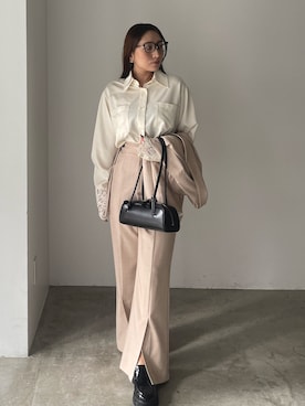 MISAKI KUBOさん（レディース・157cm）の冬コーディネート