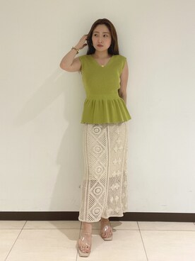 MISAKI KUBOさん(レディース・157cm)の夏コーディネート