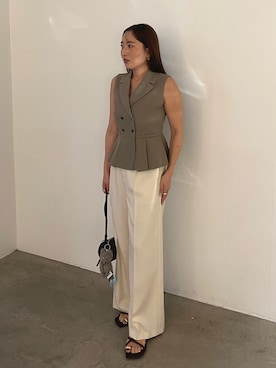 MISAKI KUBOさん（レディース・157cm）の春コーディネート