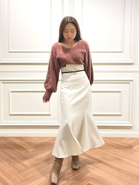 MISAKI KUBOさん（レディース・157cm）の秋コーディネート