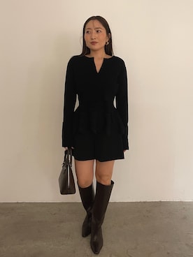 MISAKI KUBOさん(レディース・157cm)の冬コーディネート