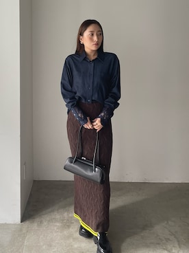 MISAKI KUBOさん（レディース・157cm）の冬コーディネート