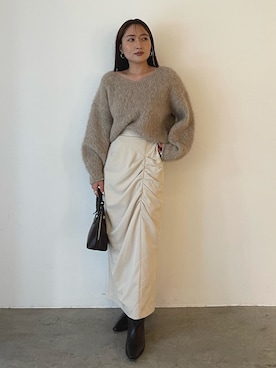 MISAKI KUBOさん（レディース・157cm）の秋コーディネート