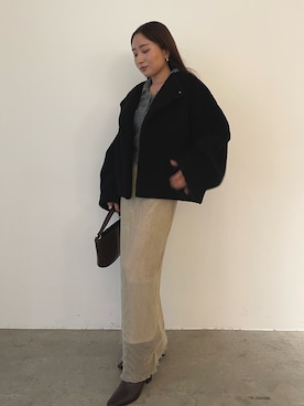 MISAKI KUBOさん（レディース・157cm）の秋コーディネート