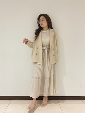 「LAGUNAMOON」｜MISAKI KUBOさん（レディース・157cm）の春コーディネート