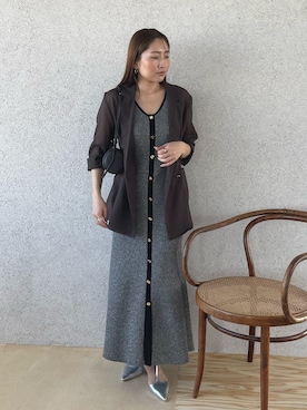 MISAKI KUBOさん（レディース・157cm）の春コーディネート