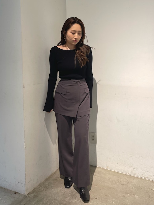 セール】フレアスリーブ2WAYニットプルオーバー（ニット/セーター