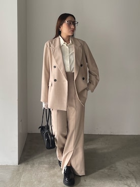 MISAKI KUBOさん（レディース・157cm）の冬コーディネート