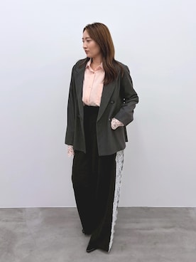 MISAKI KUBOさん（レディース・157cm）の秋コーディネート