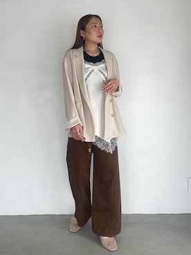 MISAKI KUBOさん(レディース・157cm)の春コーディネート