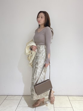 MISAKI KUBOさん（レディース・157cm）の春コーディネート