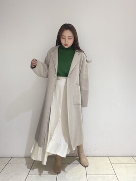 MISAKI KUBOさん（レディース・157cm）の冬コーディネート