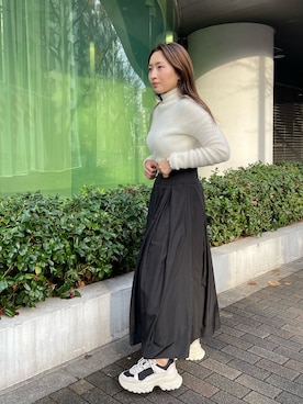 MISAKI KUBOさん（レディース・157cm）の冬コーディネート