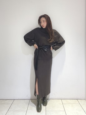 MISAKI KUBOさん(レディース・157cm)の冬コーディネート