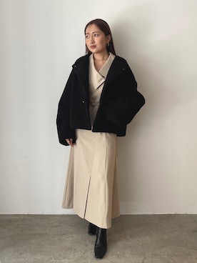 MISAKI KUBOさん（レディース・157cm）の秋コーディネート