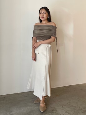 MISAKI KUBOさん（レディース・157cm）の夏コーディネート