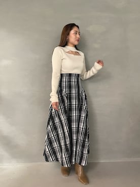 MISAKI KUBOさん(レディース・157cm)の秋コーディネート